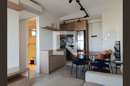 Sala de apartamento para alugar com 1 quarto, 55m² em Jardim Paulistano, São Paulo