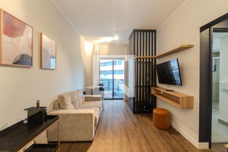Sala de apartamento à venda com 1 quarto, 48m² em Consolação, São Paulo