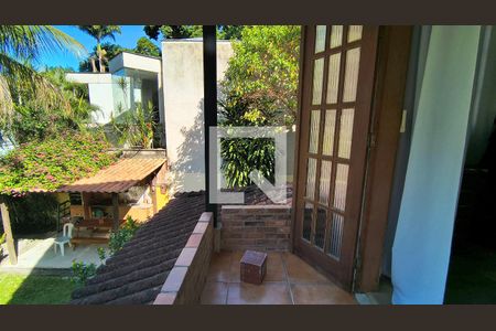 Varanda da Suíte  de casa de condomínio para alugar com 4 quartos, 400m² em Vargem Grande, Rio de Janeiro