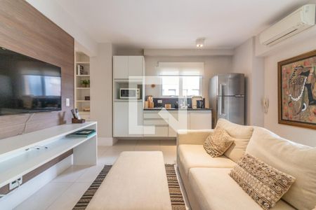 Sala de apartamento à venda com 1 quarto, 52m² em Itaim Bibi, São Paulo