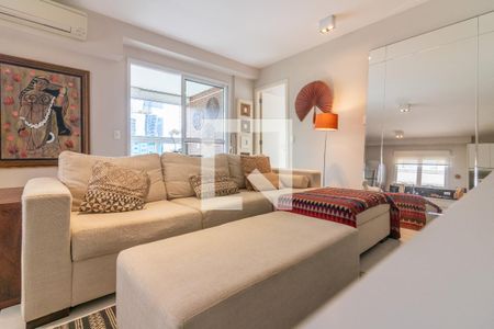Sala de apartamento à venda com 1 quarto, 52m² em Itaim Bibi, São Paulo