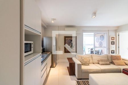 Sala de apartamento à venda com 1 quarto, 52m² em Itaim Bibi, São Paulo