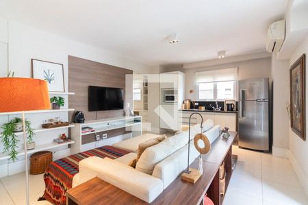 Sala de apartamento à venda com 1 quarto, 52m² em Itaim Bibi, São Paulo