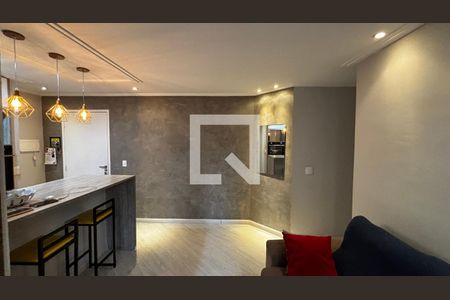 Sala de apartamento para alugar com 2 quartos, 50m² em Parque Erasmo Assunção, Santo André