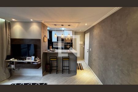 Sala de apartamento para alugar com 2 quartos, 50m² em Parque Erasmo Assunção, Santo André