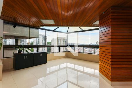 Varanda da Sala de apartamento para alugar com 3 quartos, 220m² em Vila Suzana, São Paulo