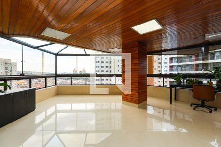 Varanda da Sala de apartamento para alugar com 3 quartos, 220m² em Vila Suzana, São Paulo