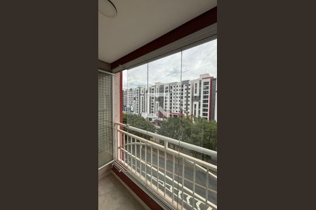 Sala - Sala de Jantar Varanda de apartamento para alugar com 1 quarto, 53m² em Parque das Nações, Santo André