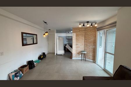 Sala - Sala de Jantar  de apartamento para alugar com 1 quarto, 53m² em Parque das Nações, Santo André