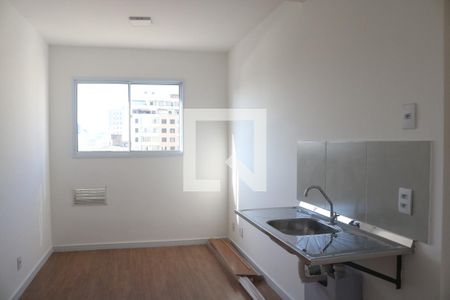 Sala e Cozinha Integrada de apartamento para alugar com 1 quarto, 26m² em Barra Funda, São Paulo