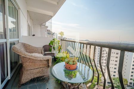 Varanda da Sala de apartamento à venda com 4 quartos, 225m² em Cidade São Francisco, São Paulo