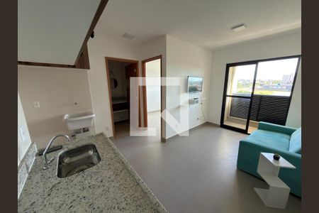Sala e cozinha de apartamento para alugar com 2 quartos, 31m² em Ceilandia, Brasília