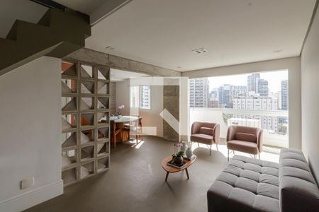 Sala de apartamento para alugar com 2 quartos, 170m² em Vila Olímpia, São Paulo