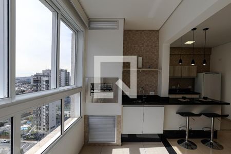 Varanda Gourmet de apartamento para alugar com 1 quarto, 44m² em Parque Monte Líbano, Mogi das Cruzes
