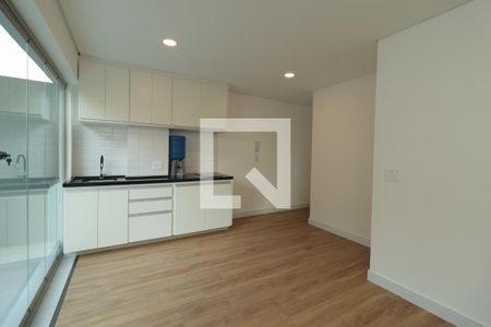 Sala/Cozinha de apartamento para alugar com 1 quarto, 51m² em Liberdade, São Paulo