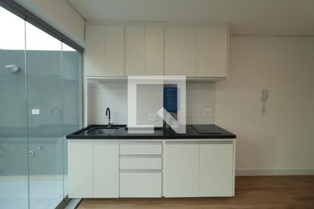 Sala/Cozinha de apartamento para alugar com 1 quarto, 51m² em Liberdade, São Paulo