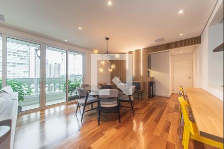 Sala de apartamento para alugar com 2 quartos, 135m² em Campo Belo, São Paulo