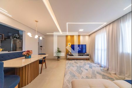 Sala de apartamento para alugar com 2 quartos, 70m² em Vila Humaita, Santo André