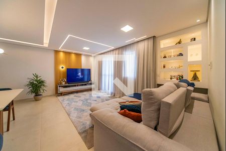 Sala de apartamento para alugar com 2 quartos, 70m² em Vila Humaita, Santo André