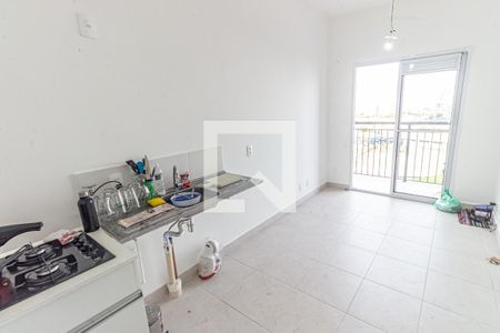 Sala/Cozinha de apartamento à venda com 1 quarto, 28m² em Brás, São Paulo
