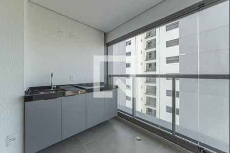Varanda de apartamento para alugar com 1 quarto, 48m² em Santo Amaro, São Paulo