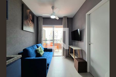 Sala/Cozinha de apartamento para alugar com 1 quarto, 27m² em Vila Olímpia, São Paulo