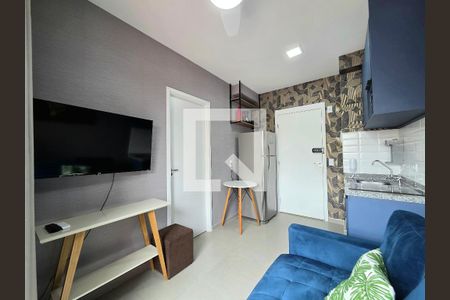 Sala/Cozinha de apartamento para alugar com 1 quarto, 27m² em Vila Olímpia, São Paulo