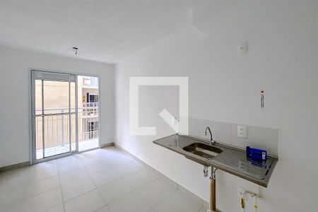 Sala/Cozinha de apartamento para alugar com 1 quarto, 29m² em Bom Retiro, São Paulo