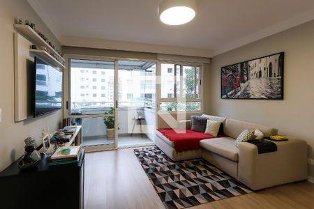 Sala  de apartamento à venda com 3 quartos, 90m² em Vila Andrade, São Paulo