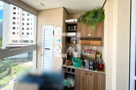 Varanda da Sala de apartamento para alugar com 3 quartos, 100m² em Vila da Serra, Nova Lima