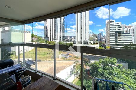 Varanda da Sala de apartamento para alugar com 3 quartos, 100m² em Vila da Serra, Nova Lima