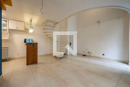 Sala/Cozinha de apartamento para alugar com 1 quarto, 80m² em Pinheiros, São Paulo