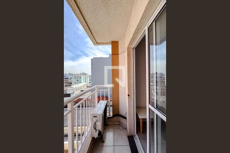 Varanda da Sala de apartamento para alugar com 1 quarto, 32m² em Brás, São Paulo