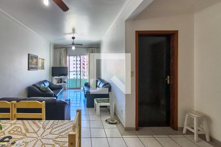Sala de apartamento para alugar com 1 quarto, 66m² em Guilhermina, Praia Grande