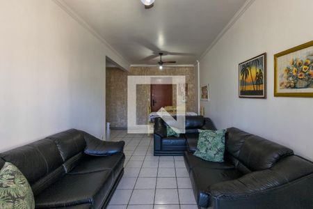 Sala de apartamento para alugar com 1 quarto, 66m² em Guilhermina, Praia Grande