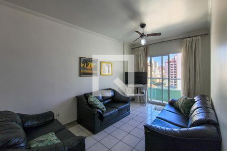 Sala de apartamento para alugar com 1 quarto, 66m² em Guilhermina, Praia Grande