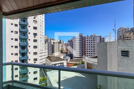Sacada de apartamento para alugar com 1 quarto, 66m² em Guilhermina, Praia Grande