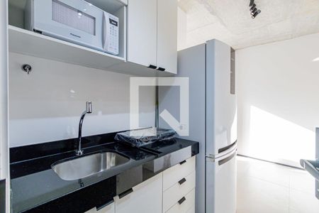 Studio - Cozinha de kitnet/studio para alugar com 1 quarto, 29m² em Vila Mariana, São Paulo