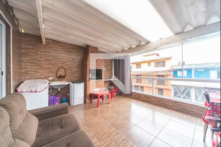 Varanda Gourmet e Área de serviço de casa à venda com 4 quartos, 124m² em Cidade São Jorge, Santo André