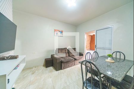 Sala de casa à venda com 4 quartos, 124m² em Cidade São Jorge, Santo André