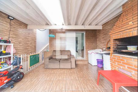 Varanda Gourmet e Área de serviço de casa à venda com 4 quartos, 124m² em Cidade São Jorge, Santo André