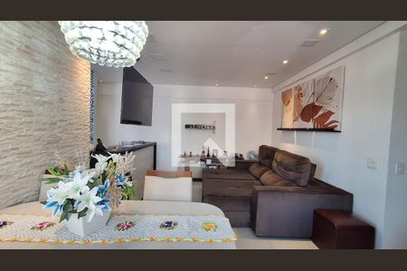 Sala  de apartamento para alugar com 3 quartos, 77m² em Vila Caminho do Mar, São Bernardo do Campo