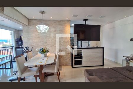 Sala  de apartamento para alugar com 3 quartos, 77m² em Vila Caminho do Mar, São Bernardo do Campo