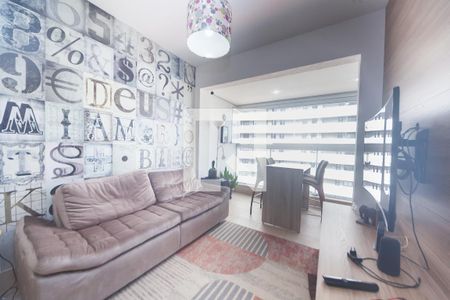 Sala de TV de apartamento para alugar com 2 quartos, 68m² em Vila da Serra, Nova Lima