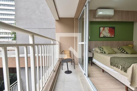 Varanda de kitnet/studio à venda com 1 quarto, 27m² em Liberdade, São Paulo