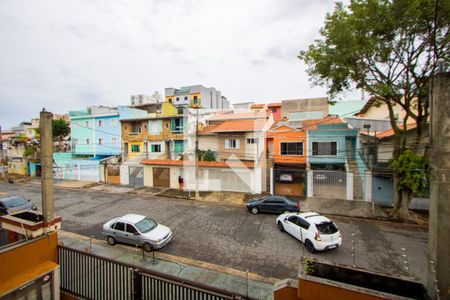Vista da sala de apartamento à venda com 2 quartos, 50m² em Vila Pires, Santo André