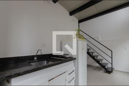 Sala/Cozinha de kitnet/studio para alugar com 1 quarto, 25m² em Cambuci, São Paulo