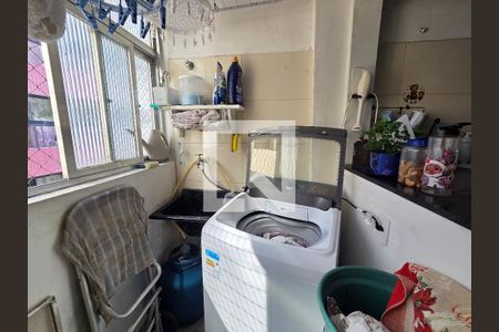 Área de Serviço de apartamento para alugar com 2 quartos, 68m² em Cidade Ocian, Praia Grande