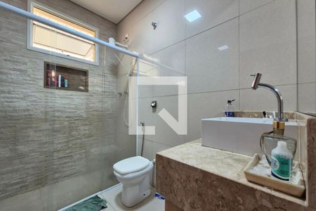 Banheiro de casa para alugar com 1 quarto, 55m² em Jardim Paranapanema, Campinas