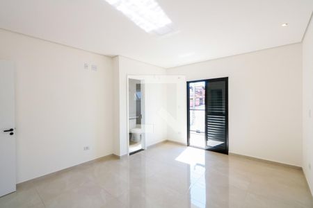 Quarto 1 - Suíte de casa à venda com 3 quartos, 140m² em Vila Camilópolis, Santo André